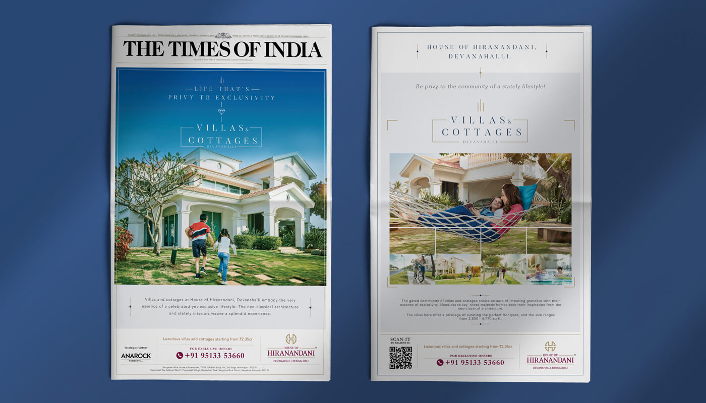 Image 1 HOH – Newspaper Creative Advertising